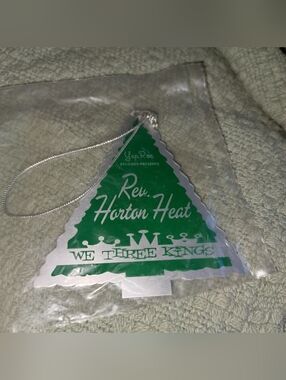 🎄 Rev. Horton Heat “We Three Kings” Christmas Ornament – Promo / Yep Roc Record